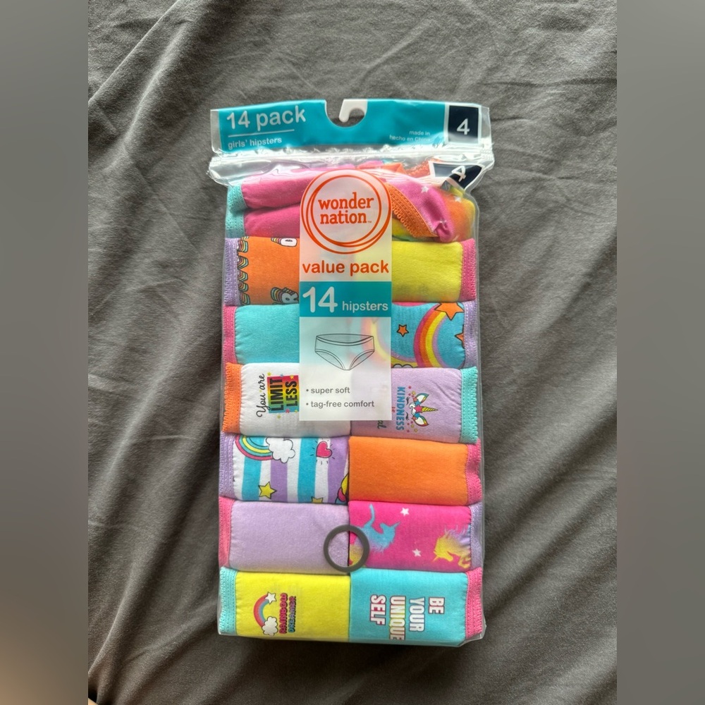 NEW Kid Girl Child Underwear Pack (Set of 14)